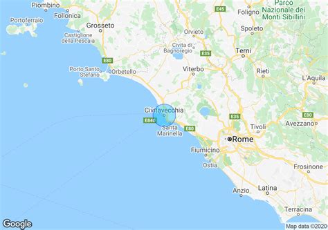 where is civitavecchia located